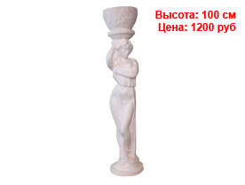 Белые фигуры из гипса и полистоуна