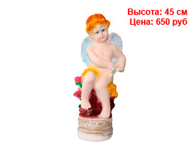Белые фигуры из гипса и полистоуна