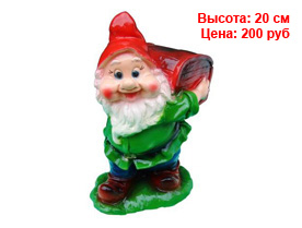 Гномы оптом спб Фигуры гномов из гипса и полистоуна