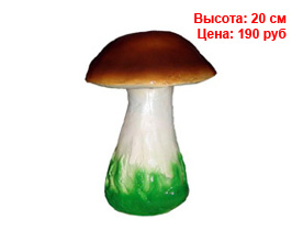 Грибы оптом спб Фигуры грибов из гипса и полистоуна