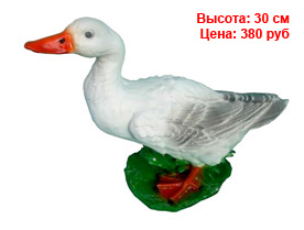 Фигуры птиц из гипса и полистоуна