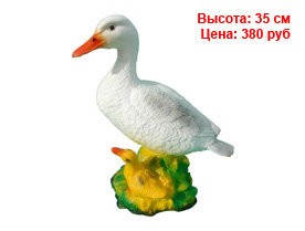 Фигуры птиц из гипса и полистоуна