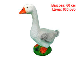 Фигуры птиц из гипса и полистоуна