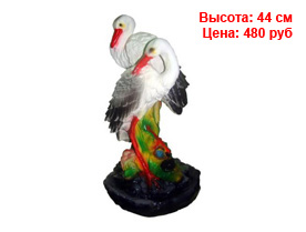 Фигуры птиц из гипса и полистоуна