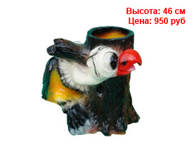 Фигуры птиц из гипса и полистоуна