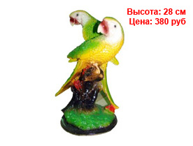 Фигуры птиц из гипса и полистоуна