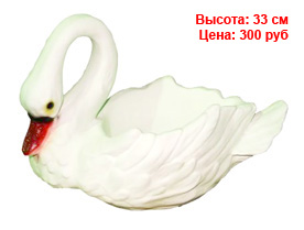 Фигуры птиц из гипса и полистоуна