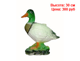 Фигуры птиц из гипса и полистоуна