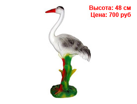 Фигуры птиц из гипса и полистоуна