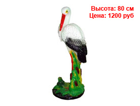 Фигуры птиц из гипса и полистоуна