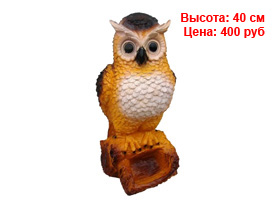 Фигуры птиц из гипса и полистоуна