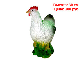 Фигуры птиц из гипса и полистоуна