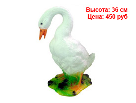 Фигуры птиц из гипса и полистоуна