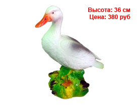 Фигуры птиц из гипса и полистоуна