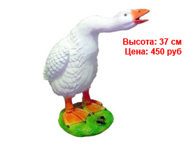 Фигуры птиц из гипса и полистоуна