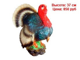 Фигуры птиц из гипса и полистоуна