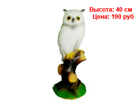 Фигуры птиц из гипса и полистоуна