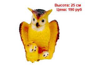 Фигуры птиц из гипса и полистоуна