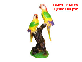 Фигуры птиц из гипса и полистоуна